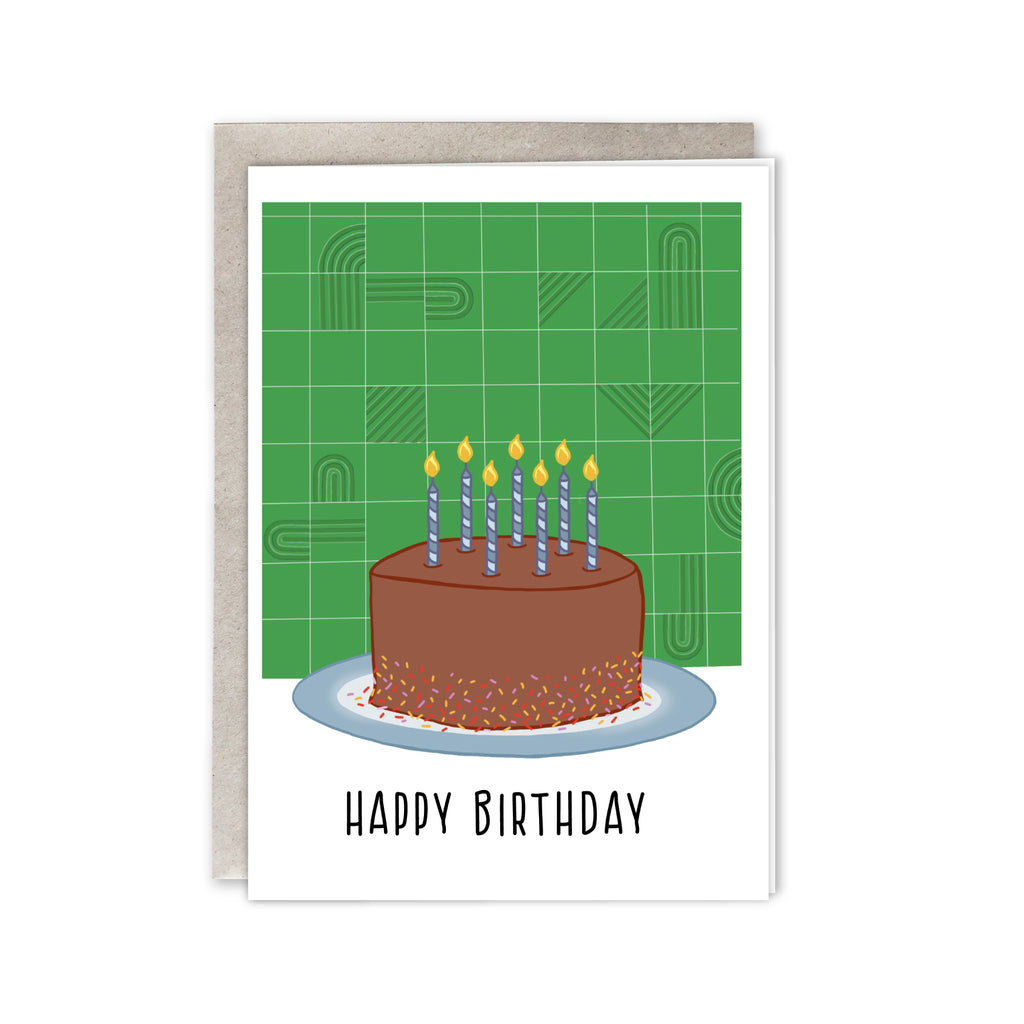 Carte Happy Birthday - Kraftille