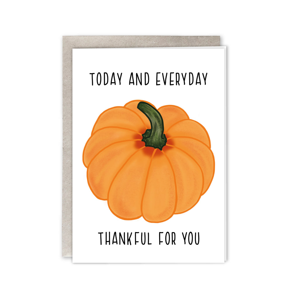 Carte "Thanksgiving pumpkin" - Kraftille