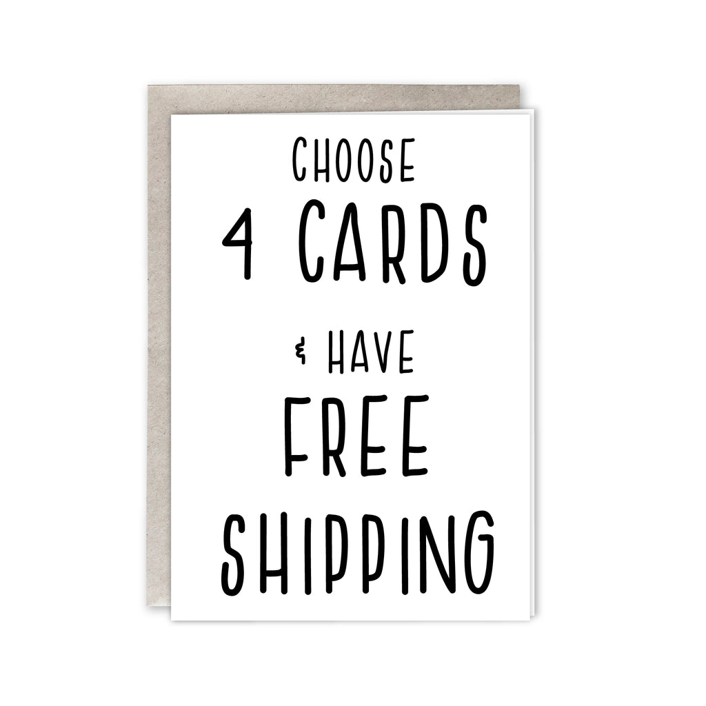 Choose 4 cards and have free shipping - Kraftille